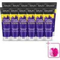 John Frieda 12 x Sheer Blonde Violet Crush Intensieve Paarse Shampoo - 250 ml - Voordeelverpakking - 12 stuks