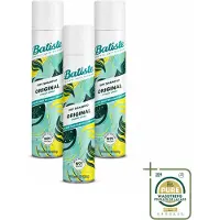 Batiste 3 x - Original - Droogshampoo - Klassieke Frisse Geur - Geeft Volume en Textuur - 200ml - Wasstrips - Droogshampoo - Haar Reinigen - Vet Haar - Haar Volume - Haar Frisheid