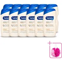 Sanex 12 x - BiomeProtect Micellair - Douchegel - Vitaliteit - 0% Sulfaat - Alle Huidtypes - 400 ml - Bulkverpakking - Huid reinigen - Douchemop - Micellaire douchegel