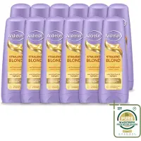 Unilever 12 x Andrélon Stralend Blond Conditioner - 200 ml - Voorraadverpakking - 12 stuks