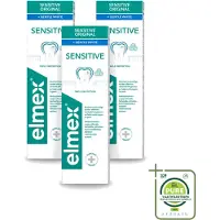 Elmex 3 x - Tandpasta - Gentle White - Triple Protection - 75 ml - Grootverpakking - Vaatwasstrips - Tandpasta - Mondhygiëne - Tanden Witte - Tanden Beschermen - Tandvlees Beschermen
