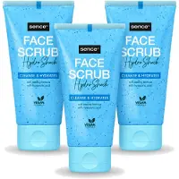 Sence 3 x - Alle Huidtypes - Gezichtsscrub - Exfoliërend - 150 ml - Voordeelverpakking - 3 stuks
