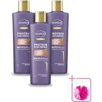 Unilever 3 x Andrélon Pro Care Protein Plex Repair Shampoo - 250 ml - Voordeelverpakking - 3 stuks