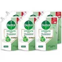 Dettol 6 x - Handzeep Navulling - Hydrate - Aloë Vera & Bamboe - 500 ml - Voordeelverpakking - 6 stuks
