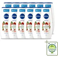 Nivea 12 x - Douchegel - Winter Moment Cacao - 250 ml - Grootverpakking - Vaatwasstrips - Douchegel Winter - Verzorgende Douchegel - Cacao Douchegel - Huid Verzorging - Winter Douchegel