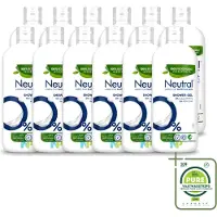 Neutral 12 x – Douchegel – Sensitive Skin – 900 ml - Grootverpakking - Vaatwasstrips - Gevoelige Huid - Droge Huid - Parfumvrije Douchegel - Milde Douchegel - Huidverzorging