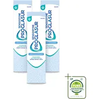 Sensodyne 3 x – Tandpasta – Proglasur Gentle Whitening – 75 ml - Grootverpakking - Vaatwasstrips - Tandpasta - Tanderosie - Tandglazuur - Witte Tanden - Gevoelige Tanden