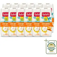 Tahiti 12 x - Douchegel - Wilde Oase - Mango & Gardenia - 315 ml - Wasstrips - Douchegel - Mango - Gardenia - Tropisch - Geur