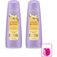 Unilever 2 x Andrélon Conditioner voor stralend blond haar - 200 ml - Voordeelverpakking - 2 stuks
