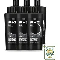 Axe 6 x – Douchegel – Black – 700 ml - Wasstrips - Douchegel - Douchegel Mannen - Douchegel Black - Douchegel Fris - Douchegel Stijl