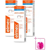 Elmex 3 x - Tandpasta - Anti Cariës Whitening - Dual Protective Shield - 75 ml - Bulkverpakking - Tandpasta anti cariës - Douchemop - Witte tanden