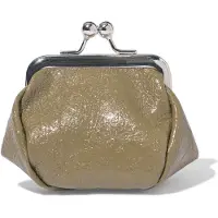 HEMA Portemonnee 10x10x6cm Immitatieleer Groen (groen)
