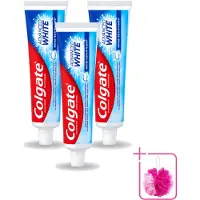 Colgate 3 x - Advanced White - Tandpasta - 100ml - Bulkverpakking - Tandpasta - Douchemop - Witte tanden