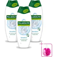 Palmolive 3 x Naturals - Douchegel - Sensitive - Voor Gevoelige Huid - 500 ml - Bulkverpakking - Douchegel gevoelige huid - Douchemop - Melkproteïnen