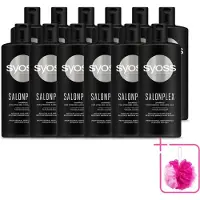 Syoss 12 x Salonplex Shampoo - Shampoo - Bescherming - 440 ml - Bulkverpakking - Shampoo haar bescherming - Douchemop - Salonplex shampoo