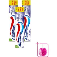 Aquafresh 3 x - Tandpasta - Whitening - Stralend Witte Tanden - 100 ml - Bulkverpakking - Tandpasta - Douchemop - Witte tanden