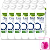 Neutral 12 x – Douchegel – Parfumvrij – 250 ml - Bulkverpakking - Gevoelige huid - Douchemop - Douchegel