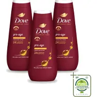 Dove 3 x – Douchegel – Pro Age Body Wash – 400 ml - Grootverpakking - Vaatwasstrips - Douchegel Voor Rijpere Huid - Huidverzorging - Hydraterende Crème - Huidbarrière - Sulfaatvrije Douchegel