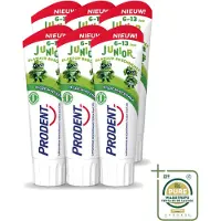 Prodent 6 x – Tandpasta Glazuurbeschermer – Kids 6+ – 75 ml - Wasstrips - Glazuurbeschermer - Kindertandpasta - Gaatjespreventie - Fluoride - Tandgezondheid