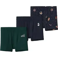 Name it Onderbroek 'NMMVISMAS' marine / bruin / spar / wijnrood