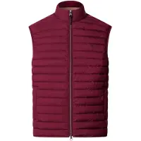 Hackett London Heren Ultra bodywarmer bordeaux (M), Casual, Polyester HM4000197