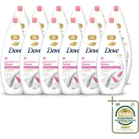Dove 12 x – Douchegel – Lotus Bloem – 450 ml - Wasstrips - Douchegel Lotus Bloem - Mild Reinigen - Huid Verzorgen - Hydraterende Douchegel - Lotusbloemextract