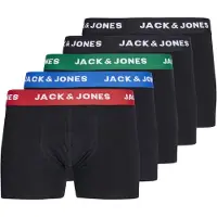 Jack & Jones Kinder boxershorts jongens jachuey 5-pack zwart