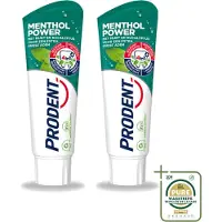 Prodent 2 x – Tandpasta – Menthol Power – 75 ml - Wasstrips - Tandpasta Menthol - Frisse Mond - Menthol - Munt - Eucalyptus