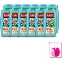 Tahiti 12 x - Douchegel - Lotus & Kokosolie - Hydraterend - 250 ml - Bulkverpakking - Douchegel - Douchemop - Kokosolie