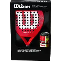 Wilson Optix Xp Box Padel-set, kleur: rood