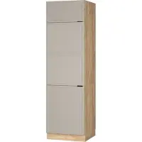 Vicco Koelkast ombouwkast Fame-Line GrijsBeige 60 cm, Model 50343