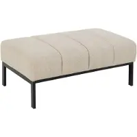 Fonq Lines Hocker 100 x 61 cm - Beige