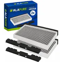 Alapure 2x CleanAir Koolstoffilter voor Neff 11049702 / 11026771 / Z5102X1 / 00705432