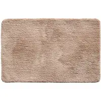 Hamat Arizona Badmat 58x100 cm - Taupe – Zachte Badkamermat van Chenille – Waterabsorberende Douchemat – 100% Polyester – Oeko-Tex Gecertificeerd