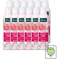 Kneipp 12 x - Douche schuim - Embrace Life - Anti‑Aging verzorging - 200 ml - Grootverpakking - Vaatwasstrips - Douche Foam - Roze Schuim - Vrouwelijke Geur - Hydratatie - Huid Verzorging