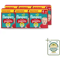 Pampers 6 x – Luierbroekjes – Baby Dry Pants Maat 4 – 90 Luiers - Wasstrips - Baby Luier - Luierbroek - Droge Luier - Luier Voor Baby - Luier Voor Kind