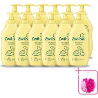 Zwitsal 12 x – Babyshampoo – Mild & Verzorgend – 400 ml - Bulkverpakking - Babyshampoo - Douchemop - babyshampoo