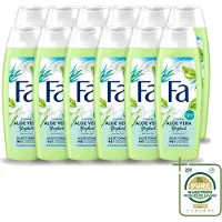 Fa 12 x – Douchegel – Yoghurt Aloe Vera – 250 ml - Wasstrips - Douchegel Yoghurt Aloë Vera - Milde Reiniging - Hydraterende Douchegel - Verzorgende Douchegel - Gevoelige Huid