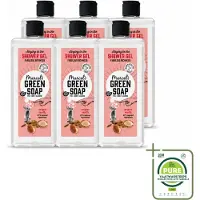 Marcel's Green Soap 6 x - Douchegel - Argan & Oudh - Verzorgend & zacht - 300 ml - Grootverpakking - Vaatwasstrips - Douchegel - Argan - Oudh - Natuurlijke Douchegel - Vegan Douchegel