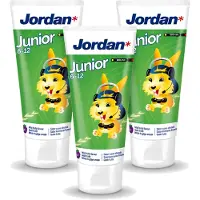 Jordan 3 x - Junior - Tandpasta - 6-12 jaar - 50 ml - Voordeelverpakking - 3 stuks