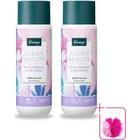 Kneipp 2 x - Douchegel - Clean Beauty - Lotus & Jojoba - 200 ml - Bulkverpakking - Douchegel - Douchemop - Natuurlijke reiniging