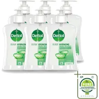 Dettol 6 x – Antibacteriële Handzeep – Aloë Vera – 250 ml - Grootverpakking - Vaatwasstrips - Handzeep - Antibacteriële Handzeep - Aloë Vera Handzeep - Hygiëne - Handhygiëne