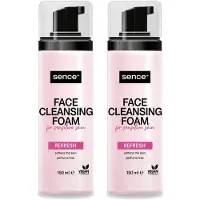 Sence 2 x - Gevoelige Huid - Gezichtsreiniger - Foam - 150 ml - Voordeelverpakking - 2 stuks