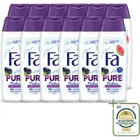 Fa 12 x - Douchegel - Pure Freshness - Acai & Guave - Verfrissend & Verzorgend - 250 ml - Wasstrips - Douchegel - Acai - Guave - Verfrissend - Verzorgend