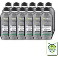 Garnier 12 x - SkinActive - Micellair Jelly-water - Alles-in-1 - Charcoal - 400 ml - Grootverpakking - Vaatwasstrips - Huid Reinigen - Make-up Verwijderen - Houtskool - Salicylzuur - Micellair Water