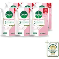 Dettol 6 x - Handzeep Navulling - Hypoallergenic - Sensitive - 500 ml - Wasstrips - Handzeep Navulling - Hypoallergenisch Handzeep - Gevoelige Huid - Antibacterieel Handzeep - Duurzaam Handzeep