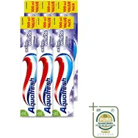 Aquafresh 6 x - Tandpasta - Whitening - Stralend Witte Tanden - 100 ml - Wasstrips - Tandpasta Whitening - Stralende Tanden - Witte Tanden - Frisse Adem - Tandplak Verwijderen