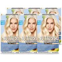Garnier 6 x - Nutrisse Ultra BLonde D+++ - Ontkleuring - Ultra Puur Blond - Super Oplichtend - Permanente Kleur - Voordeelverpakking - 6 stuks