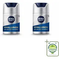 Nivea 2 x MEN Anti-Aging gezichtscrème met SPF 15 - 50 ml - Voordeelverpakking - 2 stuks