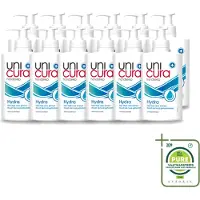 Unicura 12 x - Vloeibare Zeep Hydra - Hydraterend - 250 ml - Grootverpakking - Vaatwasstrips - Handzeep - Hydra - Antibacteriële Handzeep - Handen Verzorgen - Handen Hydrateren